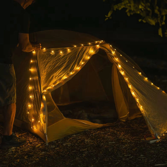 Mindro Rollight – Uitrolbare Camping LED Strip (10m, USB-C, IP67)